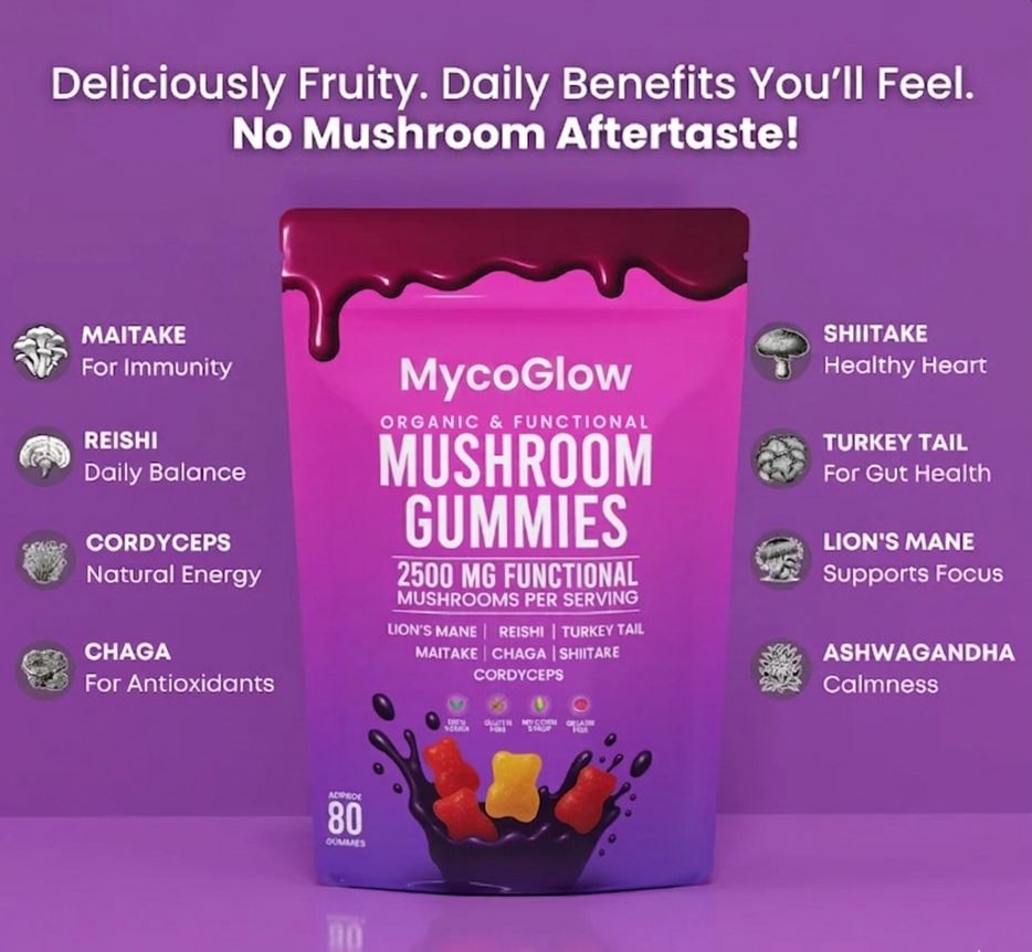 Functional Mushroom Gummies | MycoGlow™