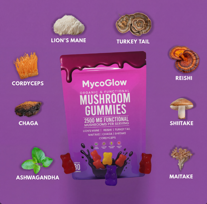 MycoGlow™ Mushroom Gummies