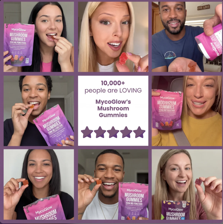 MycoGlow™ Mushroom Gummies